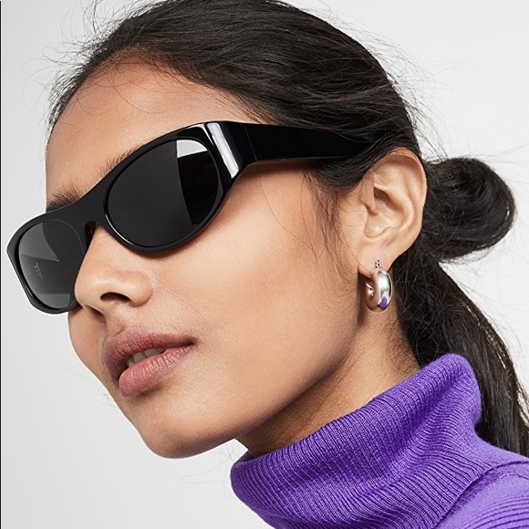 OLIVER PEOPLES Dark Brown EXTON Oval Frames SUNGLASSES - Handmade ITALY DESIGNER Oliver Peoples - 1967C (OV5619SU) Sunglasses | Specs Collective main image 4
